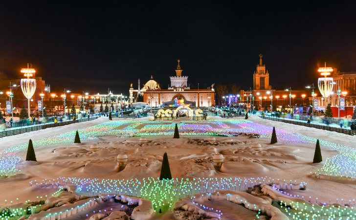 Активный отдых в новогоднюю ночь в Москве