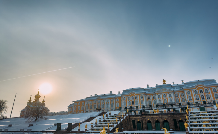 Петергоф зимой