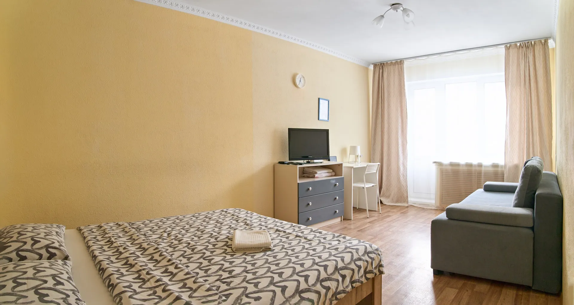 "Воздушная гавань" 1-комнатная квартира в Емельяново - фото 1