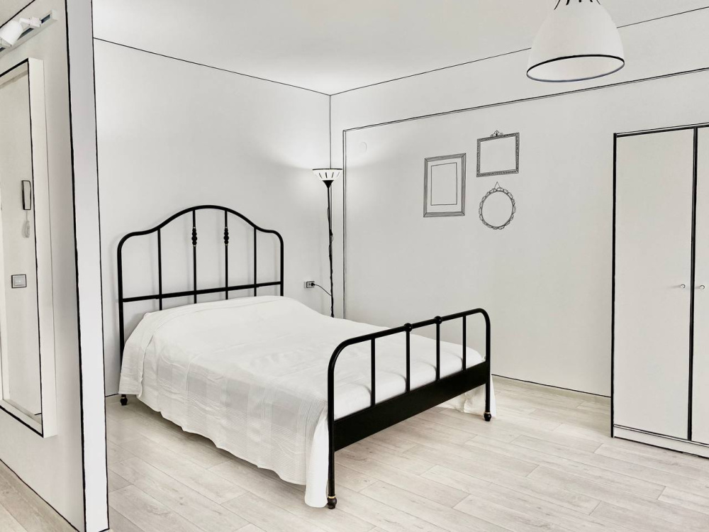 "В стиле "Рисунок 2D" 1-комнатная квартира в Юрге - фото 1