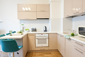 Квартиры Санкт-Петербурга с кухней, "Латте на Лесной" 2х-комнатная с кухней - раннее бронирование