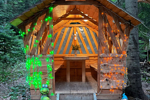 Дома Архыза в лесу, "Шале Хаус" 2а под-ключ в лесу - раннее бронирование