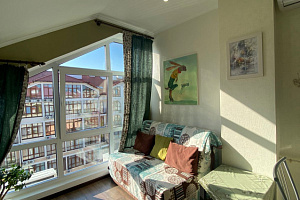 Квартиры Геленджика с видом на море, 1-комнатная Крымская 19к2 с видом на море - снять