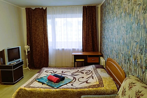 Гранд-отели в Саратове, "Уютная cо свежим peмoнтoм" 1-комнатная гранд-отели - забронировать номер