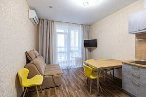Гостиницы Нижнего Новгорода с балконом, "С Вина Реку кв 097" 1-комнатная с балконом