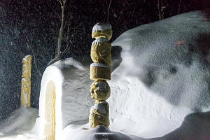 Отели в Эсто-Садок недорого, "Дом Эскимоса" снежный иглу-отель недорого - раннее бронирование
