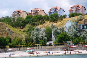 Отели Коктебеля с собственным пляжем, "Вилла Роза" с собственным пляжем