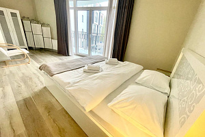 Отели Зеленоградска с собственным пляжем, "УК Букинг39 на Гагарина 55А" 2х-комнатная с собственным пляжем