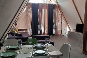 Квартиры Чехова 2-комнатные, "Уютный в стиле А-фрейм" 2х-комнатная