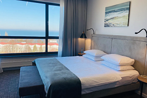 Гостиницы Рыбачьего у моря, "С панорамным вина Балтийское море" 1-комнатная у моря