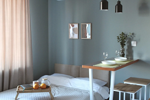 Гостиницы Тольятти с завтраком, квартира-студия Итальянский 6 с завтраком