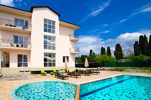 Гостиницы Цандрипша с бассейном, "Акварель" с бассейном - фото