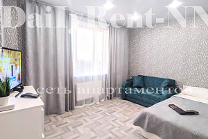 Гостиницы Нижнего Новгорода с двухкомнатным номером, 1-комнатная Июльских Дней 1к2 с двухкомнатным номером