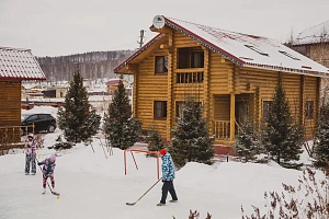 Шале в Новоабзаково, коттедж под-ключ Железнодорожная 10/1 шале - фото