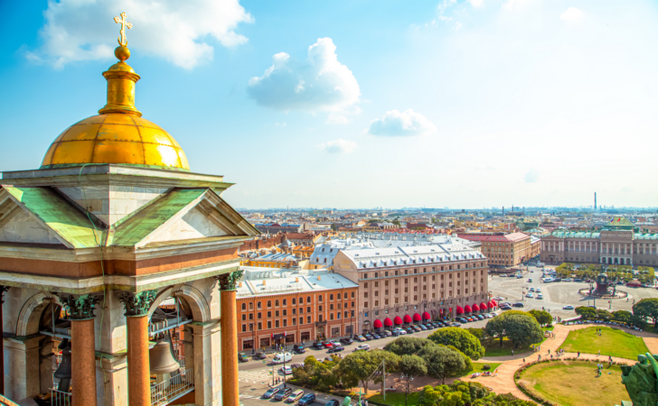 Вид на Санкт-Петербург