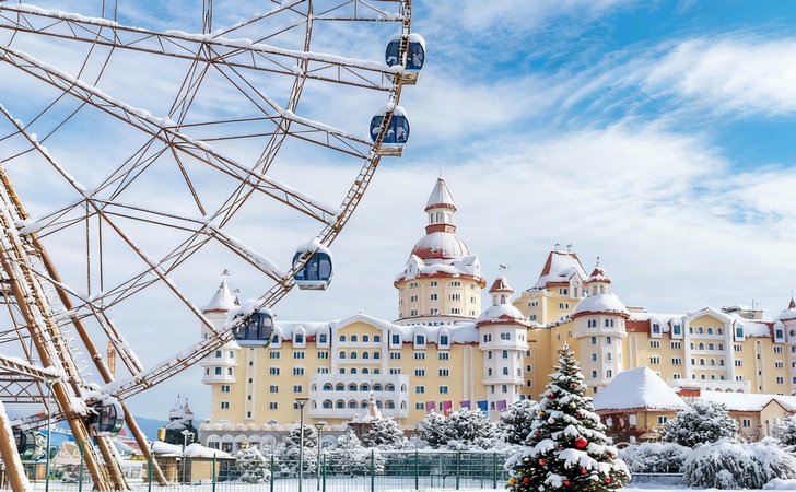 «Сочи Парк» зимой