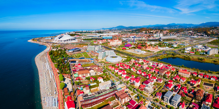 Сочи вид сверху