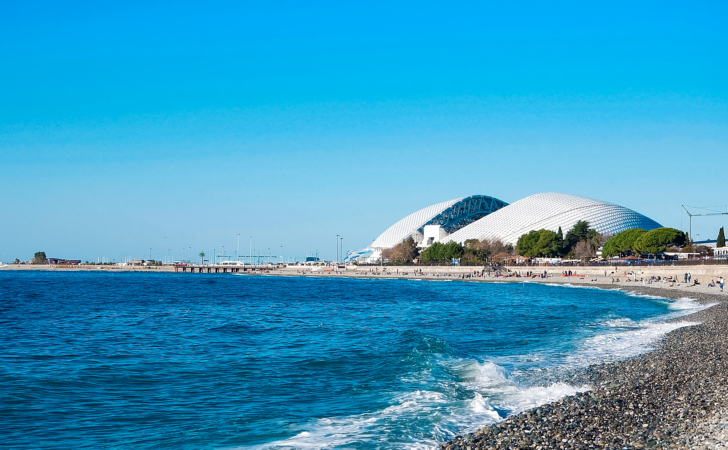 Пляж возле Олимпийского парка