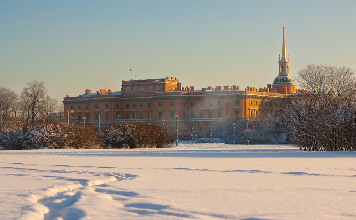 Михайловский замок зимой