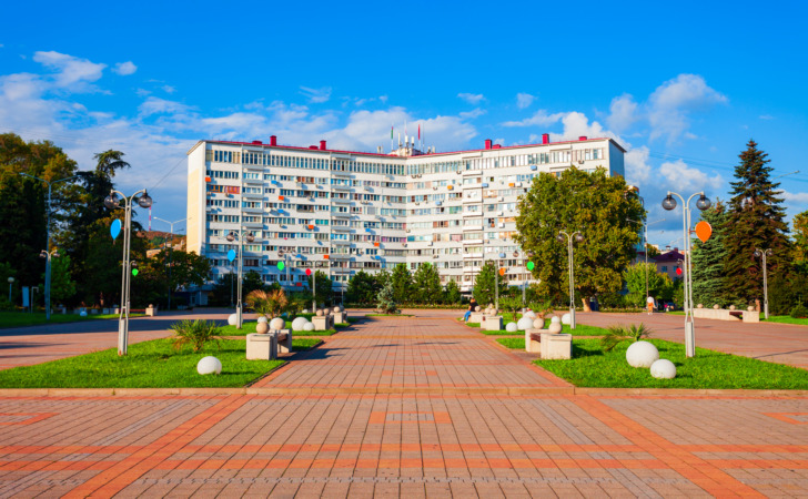 центральная площадь Туапсе