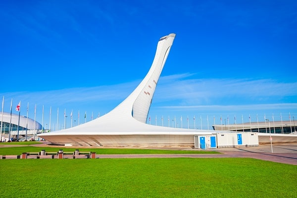 Олимпийский парк как часть досуга в Адлере