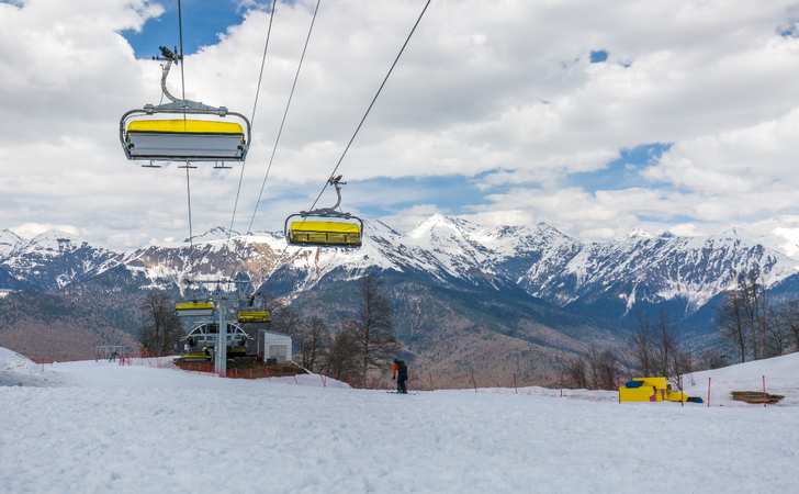 Горнолыжный курорт в Сочи