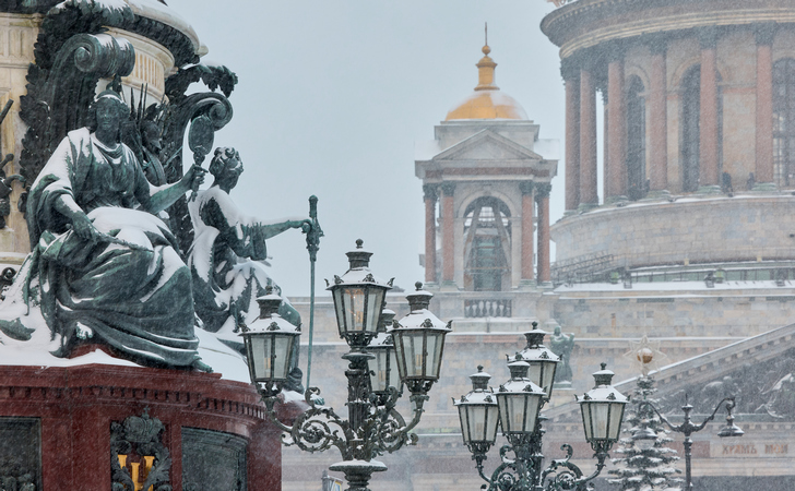 зимнее путешествие в Санкт-Петербург 