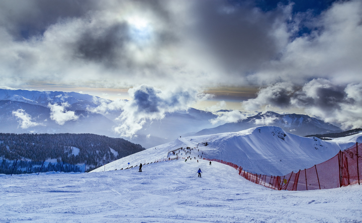 Красные трассы Роза Хутор