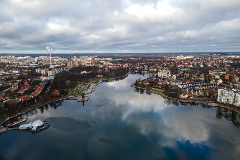 Верхнее озеро в Калининграде