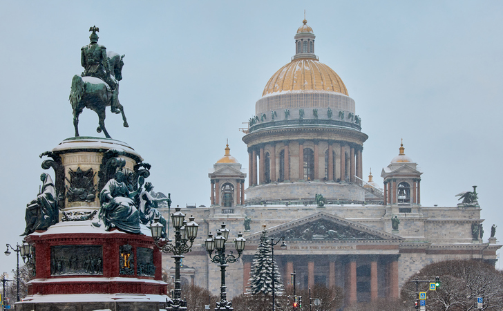 Петербург в январе