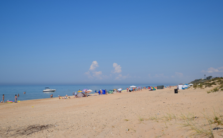 Пляж в Благовещенской