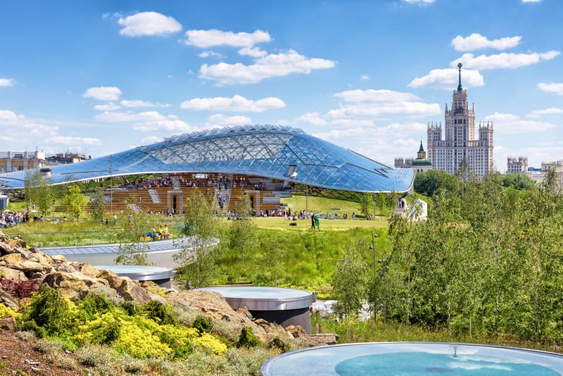 Парк Зарядье в Москве