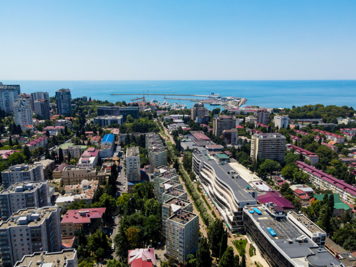Вид на Сочи