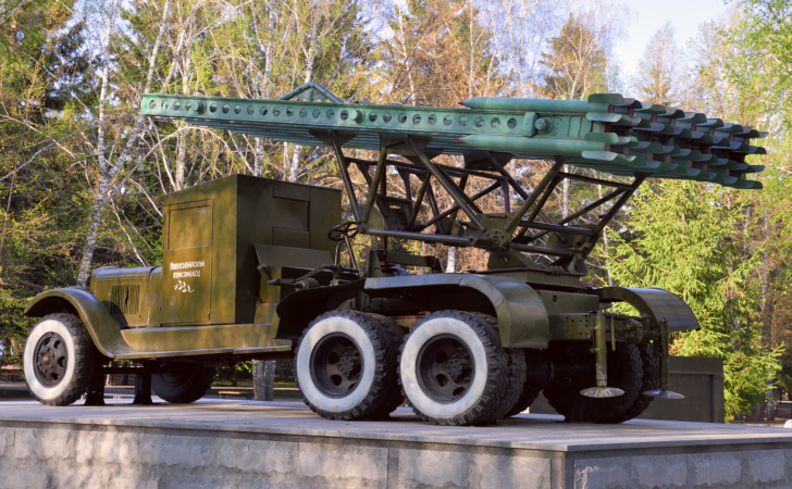 Катюша в парке Новосибирска