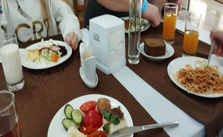 Столовая в санатории "Беларусь"