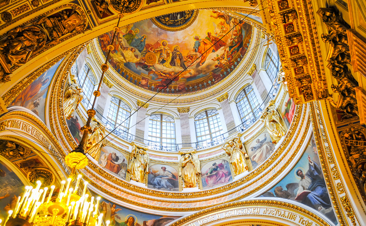 Внутренность Исаакиевского собора