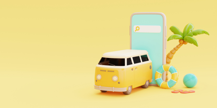 На море на машине