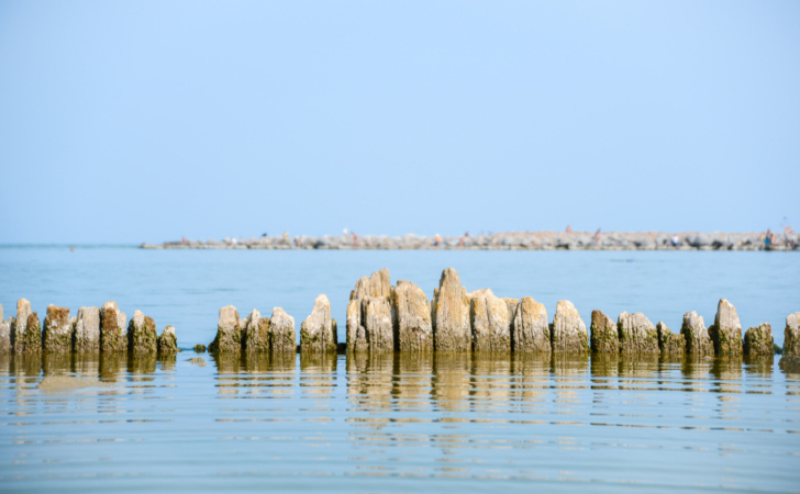 Вид на море и пляж Ейска