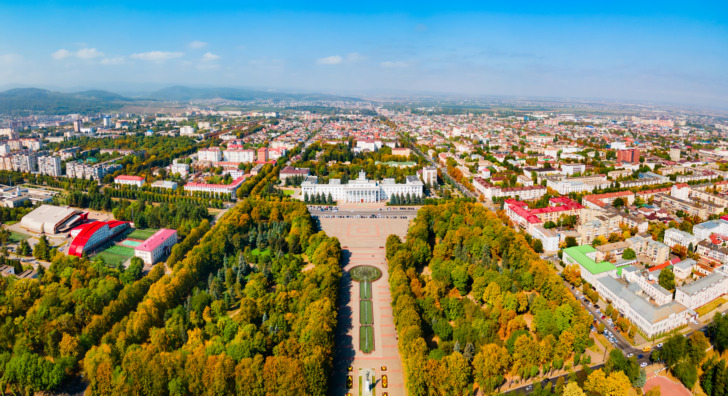 Вид на Нальчик Кабардино-Балкария