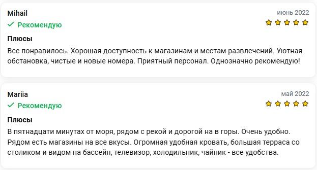 Как выбрать апарт-отель в Сочи по отзывам туристов