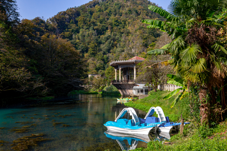 Абхазия Новый Афон осенью