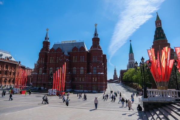 Москва в праздничный период