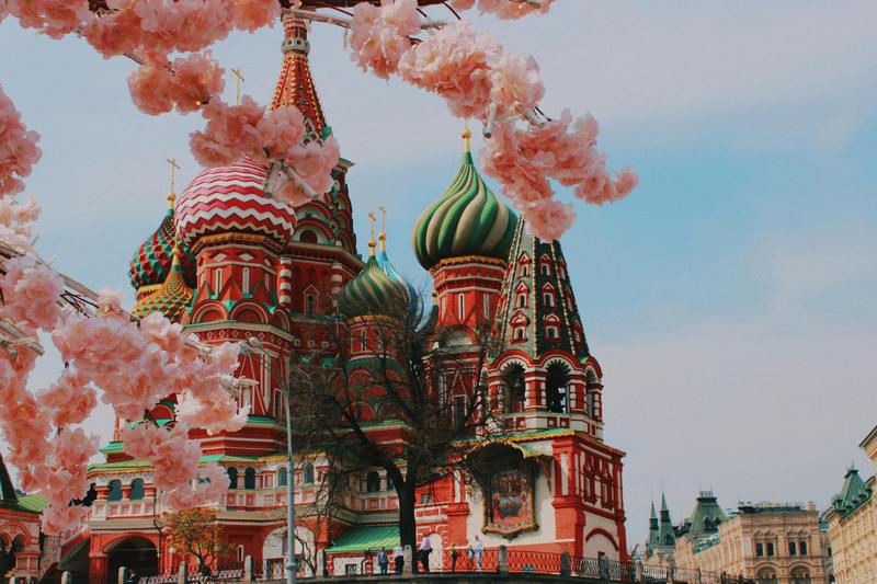 Москва весной