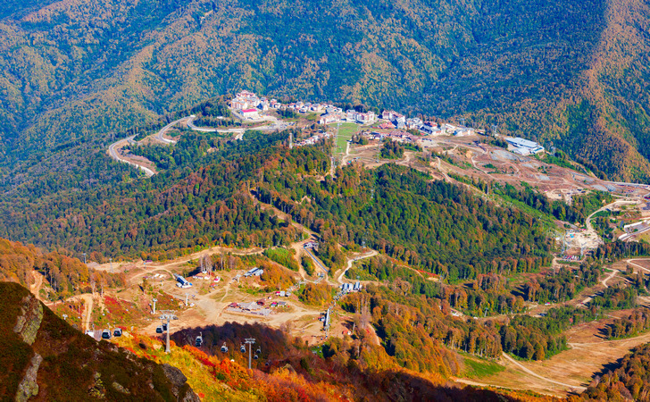 Возвращение из Красной Поляны в Сочи