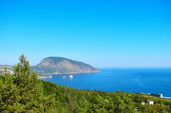 АюДаг в Крыму под Гурзуфом