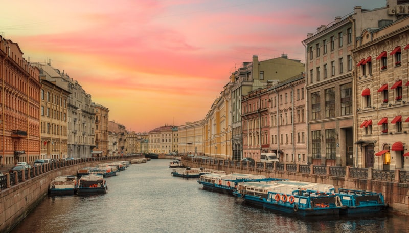 Пик белых ночей в Санкт-Петербурге