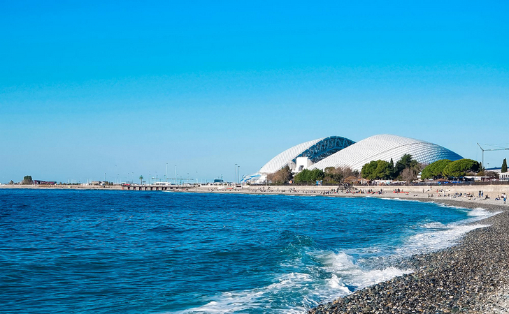 Пляж в Олимпийском парке