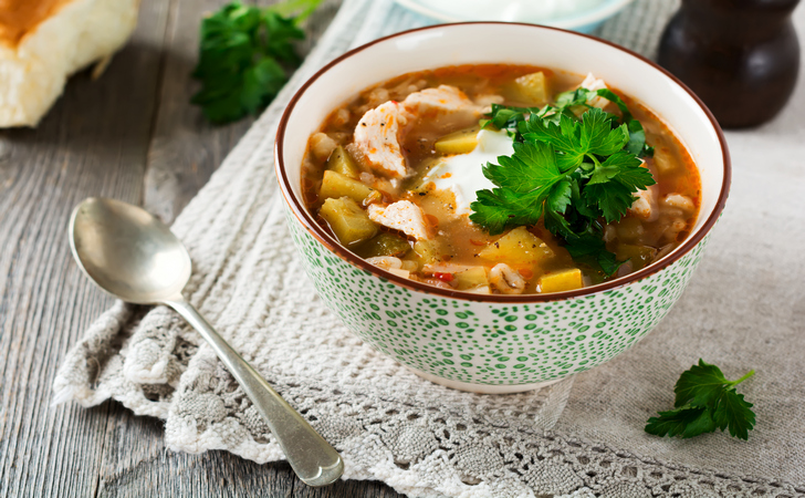 Рассольник по-ленинградски