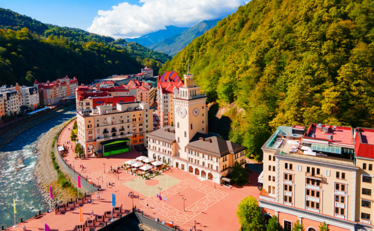 Красная Поляна панорама