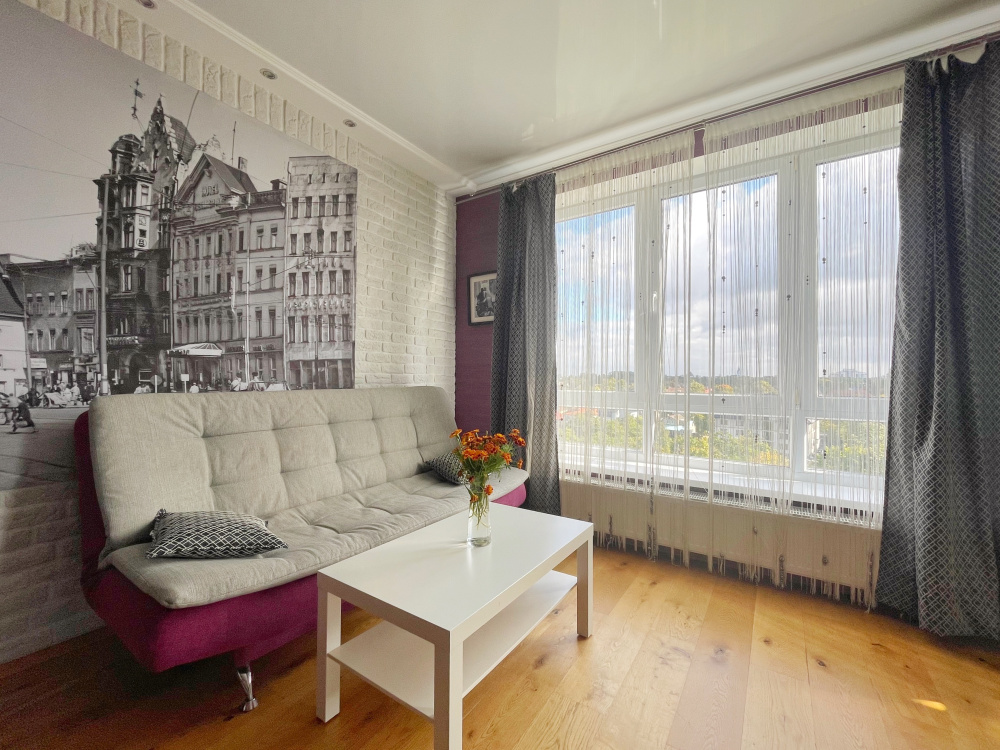 "С Панорамным Видом" 1-комнатная квартира в Калининграде - фото 2